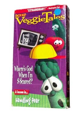 Veggie Tales VHS - Where's God When I'm Scared? Handling Fear 1993